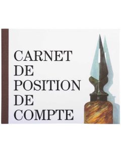 Photo Carnet de Position de compte - 160 x 195 mm EXACOMPTA Couverture