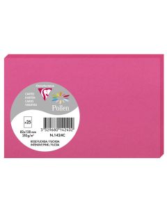 Photo Carte en papier POLLEN 82 x 128 mm - Rose Fuchsia (Carterie et loisirs créatifs) 1424C modèle