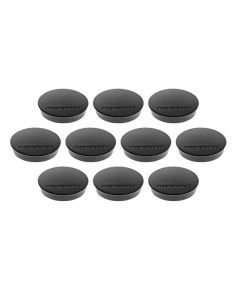 Photo Aimants ronds - 30 mm - Noir : MAGNETOPLAN Discofix Lot de 10 1664212