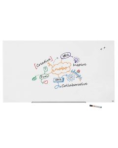 Tableau magnétique en verre - Blanc - 1900 x 1000 mm NOBO Impression Pro Widescreen 85" 1905178