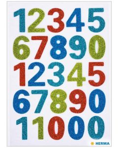 Image Etiquettes à chiffres autocollants de couleur HERMA