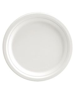 Assiette jetable en canne à sucre - Diamètre de 260 mm NATURE STAR Image