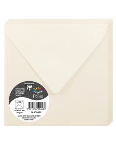 Photo Enveloppe POLLEN Ivoire Irisé Format  140 x 140 mm 50048C