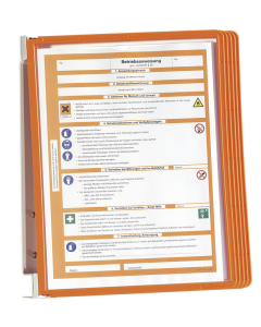 Photo Pupitre à fixation murale - Gris / orange : DURABLE VARIO Lot de 5