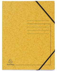 Photo Chemise imprimée à élastiques - Sans rabat - Jaune EXACOMPTA Image