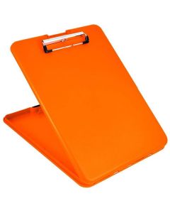 Photo Porte-bloc avec compartiment de rangement - Orange Fluo SAUNDERS SlimMate Safety Image