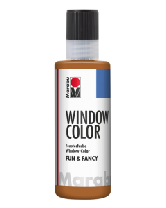 Photo MARABU FUN & FANCY :  Peinture pour Window Color - 80 ml - Marron Clair