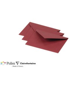 Photo Enveloppe POLLEN Bordeaux Format  75 x 100 mm 5880C
