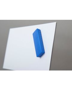 Photo MAUL : Aimants rectangulaires - 54 x 19 mm - Bleu 61650-35