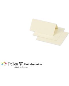 Photo POLLEN Porte-nom Ivoire 85 x 80 mm 75017C Clairefontaine
