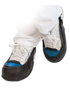 Photo Paire de surchaussures de sécurité - 34-38 - Noir/Bleu HYGOSTAR