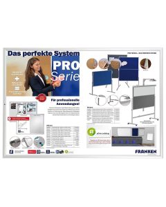 Photo Cadre porte-affiche sécurisé - Verrouillable - Format A0 : FRANKEN