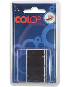 Photo COLOP E30 : Cassette de rechange pour tampon - Noir - 107183