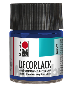 Photo MARABU : Vernis acrylique - Decorlack - 50 ml – Bleu moyen