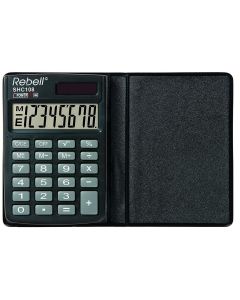 Photo Calculatrice de poche solaire - 8 chiffres REBELL SHC 108