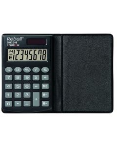 Photo Calculatrice de poche solaire - 8 chiffres REBELL SHC 208