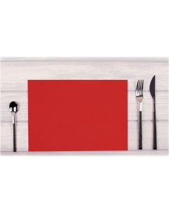Lot de 100 Sets de Table non tissés - Rouge : COGIR Image