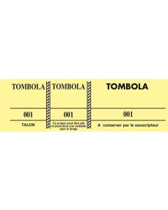 Tickets Tombola Jaune 96500E Exacompta (Carnet à souche)
