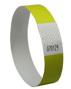 Bracelets imprimable - 256 x 19 mm - Jaune Fluo AVERY Lot de 500