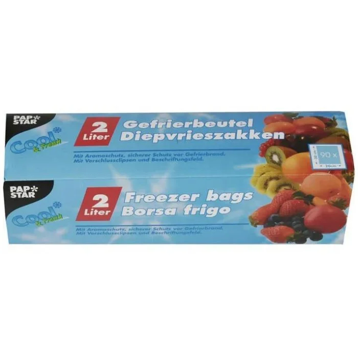 Sachets Congélation 20x20cm Avec Zip (AT-3378