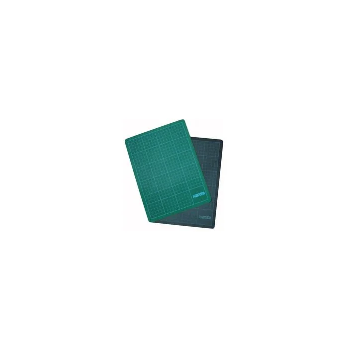 Tapis De Découpe Transotype 90x60 Cm - Vert/noir, Surface Auto-cicatrisante, Quadrillage Fin, Utilisable Des Deux Côtés